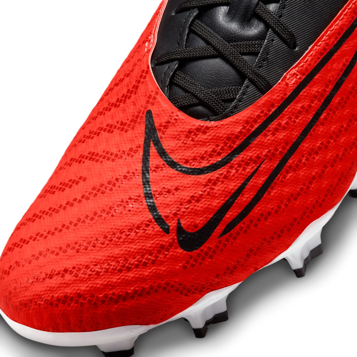 Nike Phantom GX Academy MG Multi Ground Soccer Cleats- Bright Crimson/ Black-White