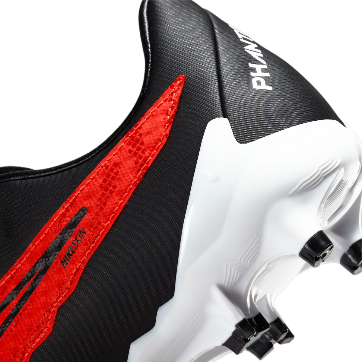 Nike Phantom GX Academy MG Multi Ground Soccer Cleats- Bright Crimson/ Black-White