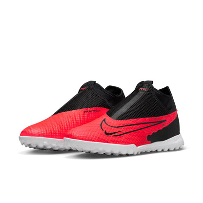 Nike Phantom GX Academy DF TF Turf Soccer Shoes - Bright Crimson/ Black-White