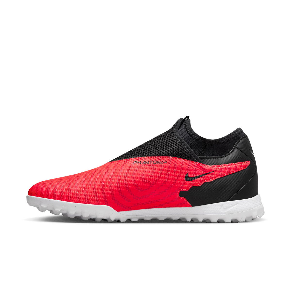 Nike Phantom GX Academy DF TF Turf Soccer Shoes - Bright Crimson/ Black-White