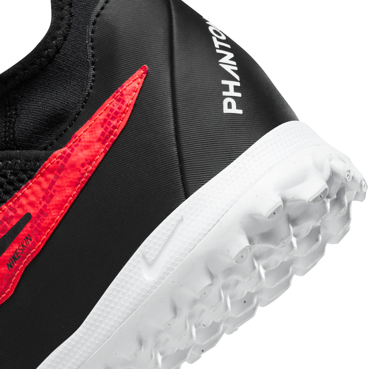 Nike Phantom GX Academy DF TF Turf Soccer Shoes - Bright Crimson/ Black-White