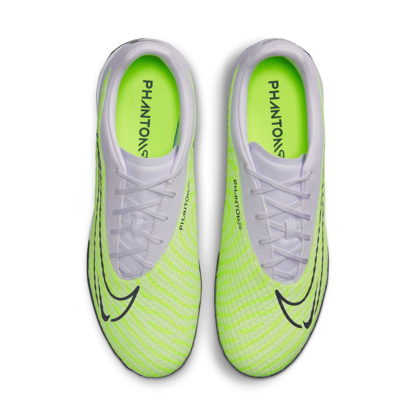 Nike Phantom GX Academy TF Turf Soccer Shoes - Barely Volt/ Gridiron