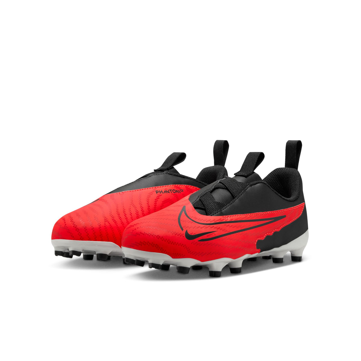 Nike Junior Phantom GX Academy FG/MG Firm Ground Soccer Cleats - Bright Crimson/Black/White