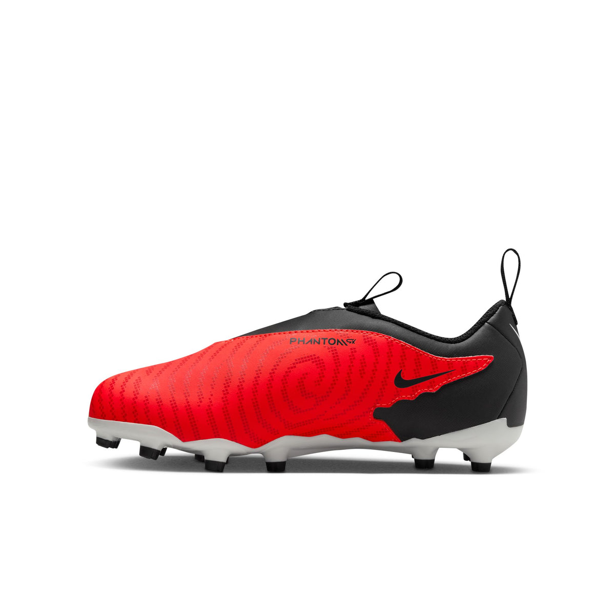 Nike Junior Phantom GX Academy FG/MG Firm Ground Soccer Cleats - Bright Crimson/Black/White