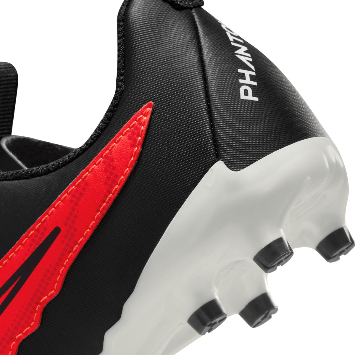 Nike Junior Phantom GX Academy FG/MG Firm Ground Soccer Cleats - Bright Crimson/Black/White