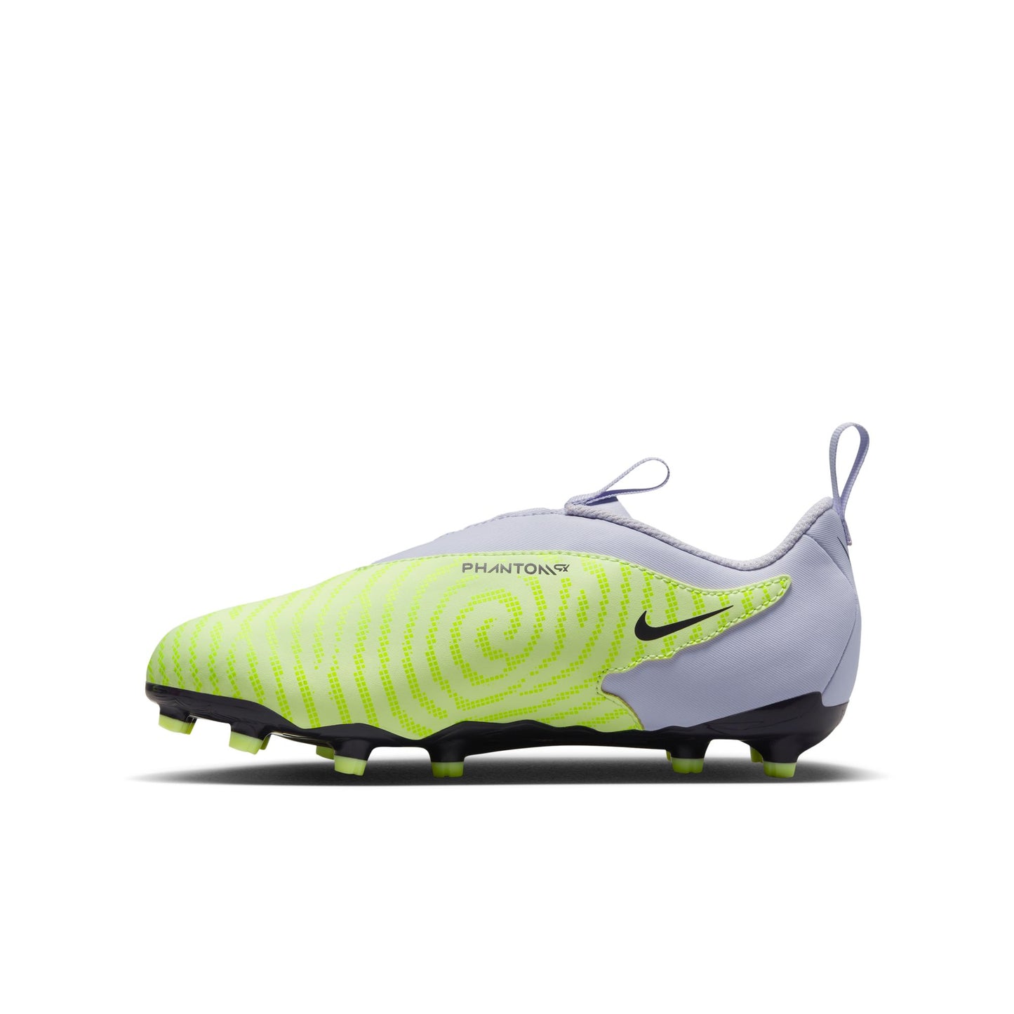 Nike Junior Phantom GX Academy FG/MG Firm Ground Soccer Cleats - Grey/Volt/Grape