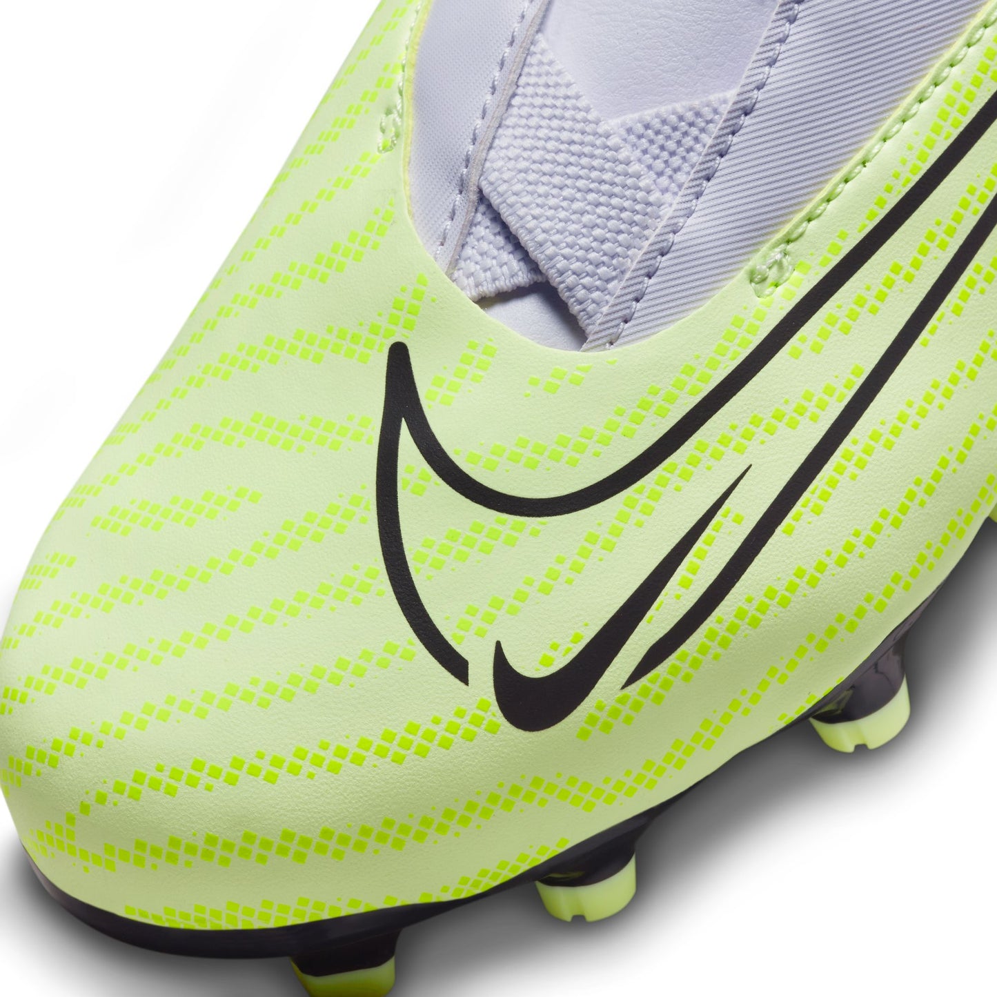 Nike Junior Phantom GX Academy FG/MG Firm Ground Soccer Cleats - Grey/Volt/Grape