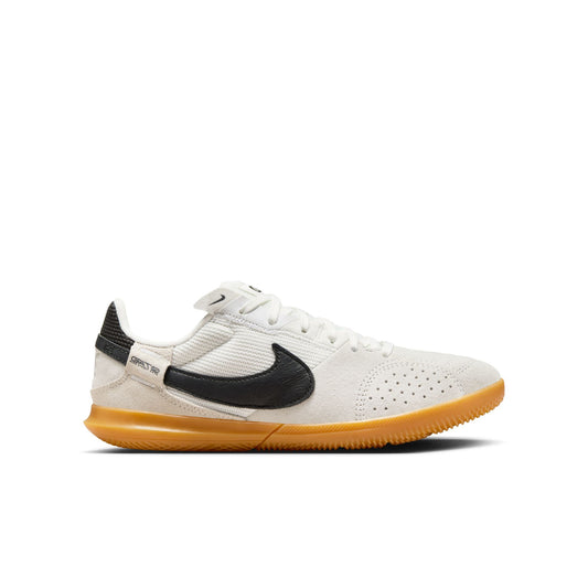 Nike JR Streetgato France Indoor Soccer Shoes  - Summit White/ Night Forest