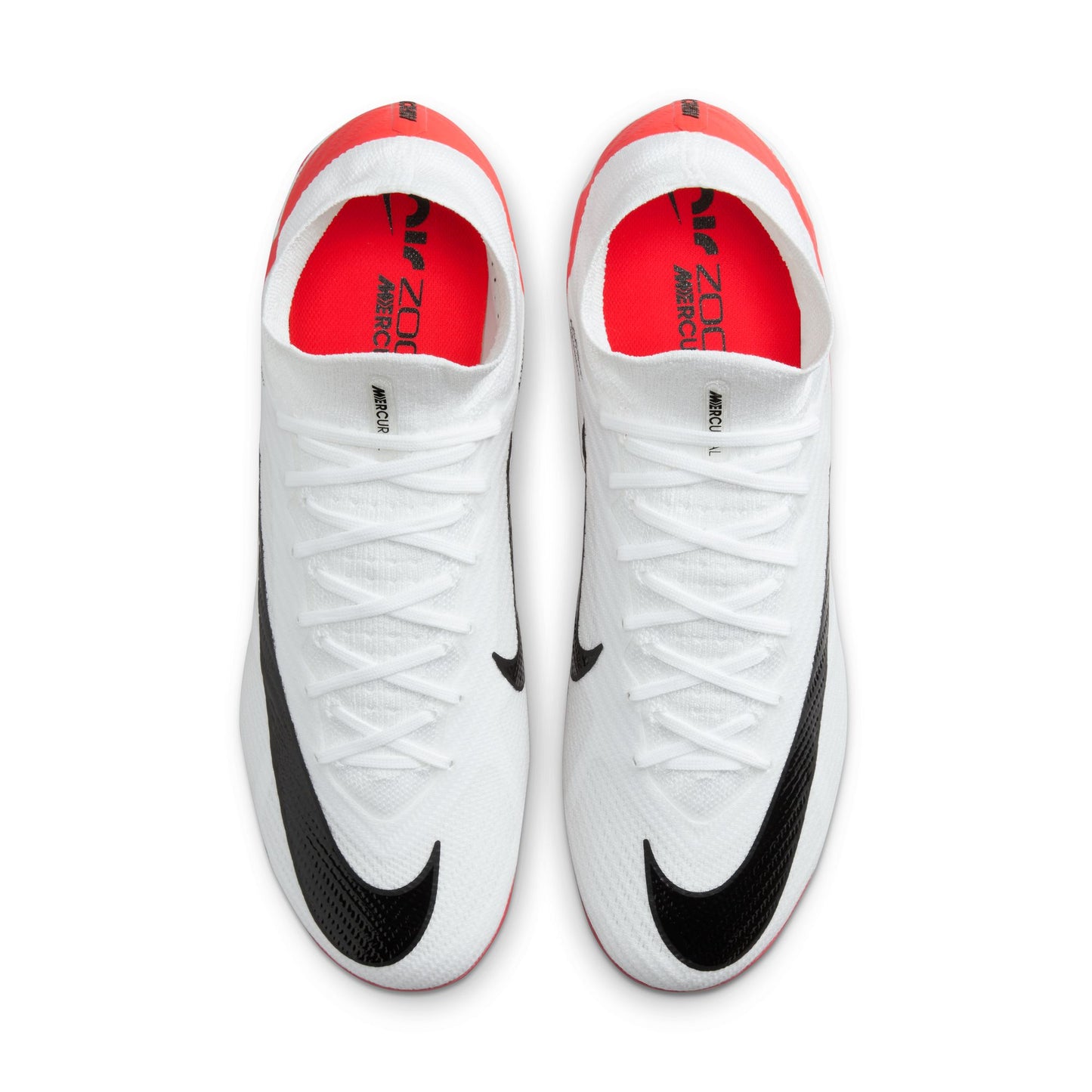 Nike Air Zoom Mercurial Superfly 9 Elite FG Firm Ground Soccer Cleat - Bright Crimson/ White-Black