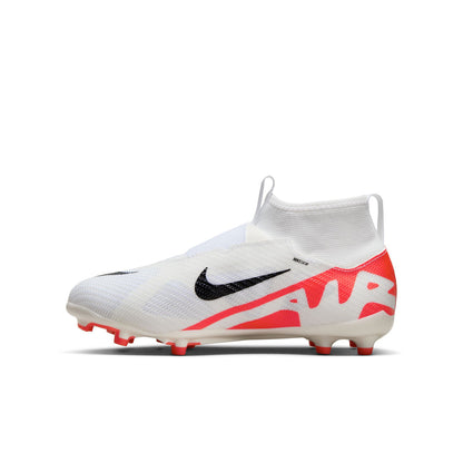 Nike Junior Air Zoom Superfly 9 Pro FG Firm Ground Soccer Cleat - Bright Crimson/ White-Black