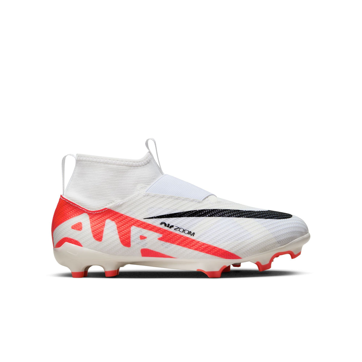 Nike Junior Air Zoom Superfly 9 Pro FG Firm Ground Soccer Cleat - Bright Crimson/ White-Black