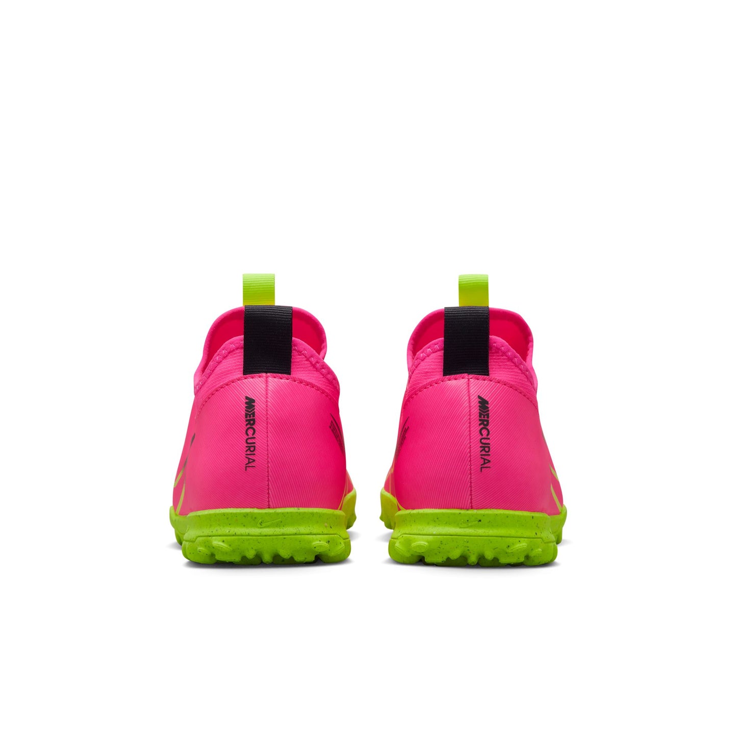 Nike Junior Zoom Vapor 15 Academy TF Turf Shoes - Pink Blast/Volt Gridiron