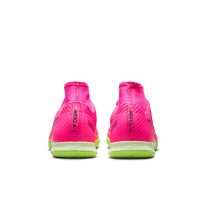 Nike Zoom Mercurial Superfly 9 Academy IC Indoor Soccer Shoes- PinkBlast/Volt