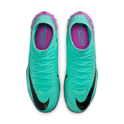 Nike Air Zoom Mercurial Superfly 9 Academy TF Turf Soccer Shoe - Hyper Turq/Fuchsia Dream-Black