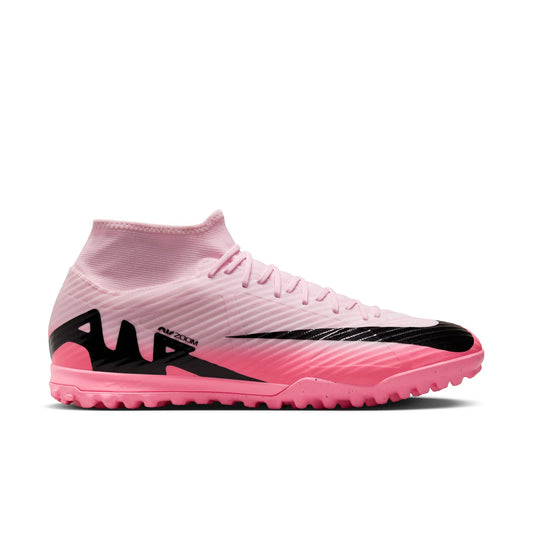 Nike Air Zoom Mercurial Superfly 9 Academy TF Turf Soccer Shoe - Pink Foam/ Black Rose Mousse