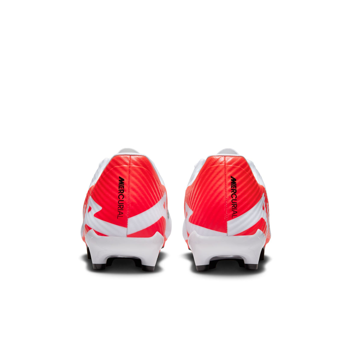 Nike Air Zoom Mercurial Vapor 15 Academy FG/MG Soccer Cleat - White/Bright Crimson/Black