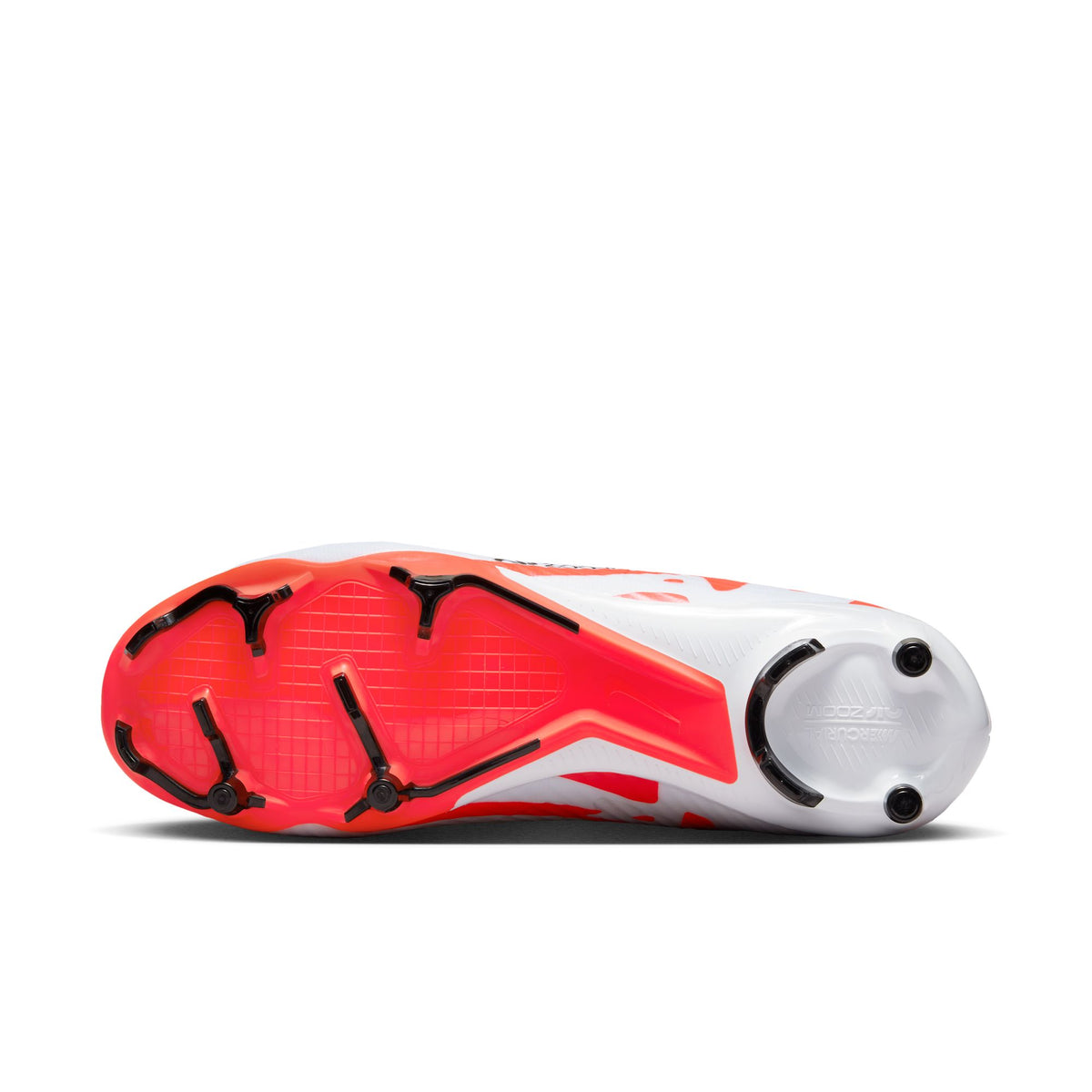 Nike Air Zoom Mercurial Vapor 15 Academy FG/MG Soccer Cleat - White/Bright Crimson/Black