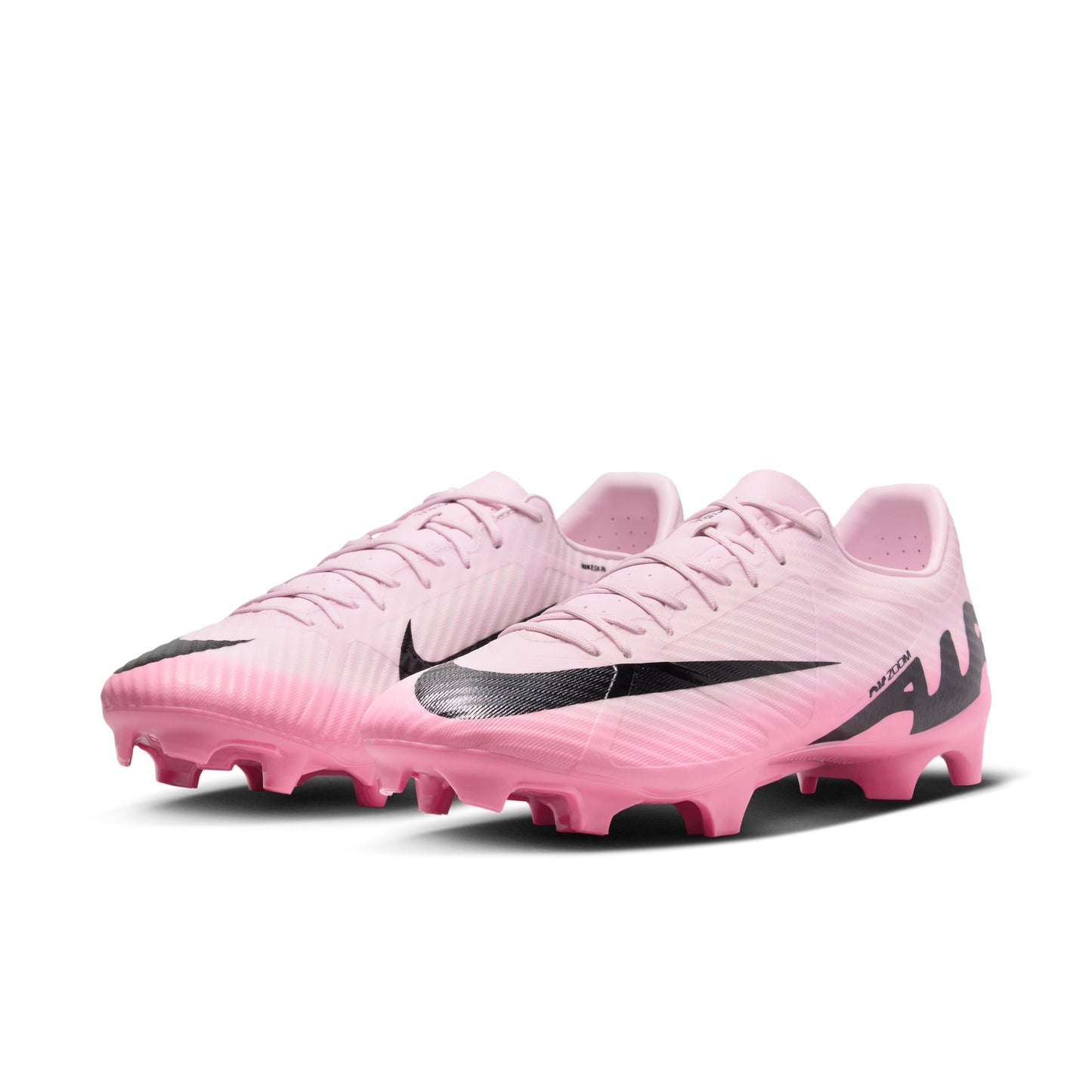 Nike Air Zoom Mercurial Vapor 15 Academy FG/MG Soccer Cleat - Pink Foam/ Black Rose Mousse