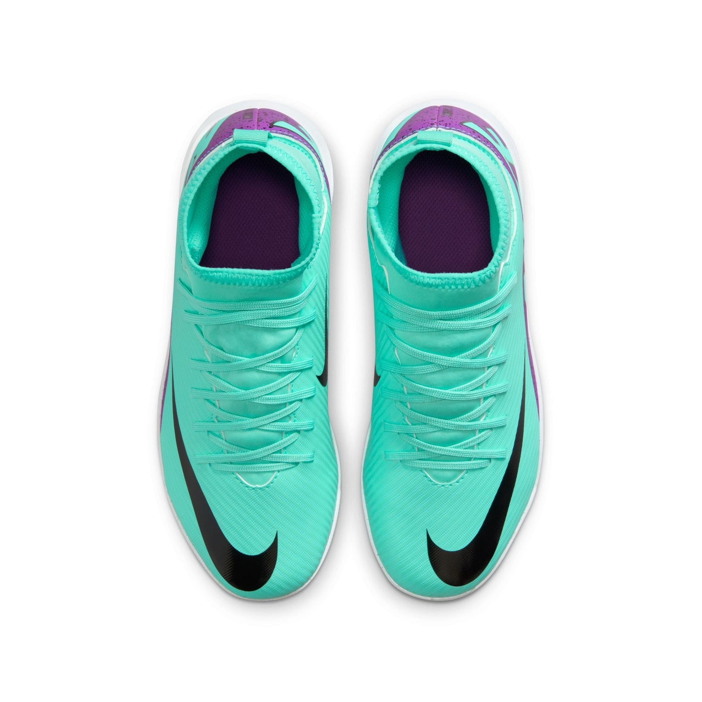 Nike Junior Mercurial Superfly 9 Club TF Soccer Cleats - Hyper Turquoise/Fuchsia Dream/Black/White