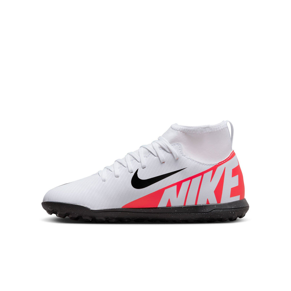 Nike Junior Mercurial Superfly 9 Club TF Soccer Cleats - Bright Crimson/White/Black