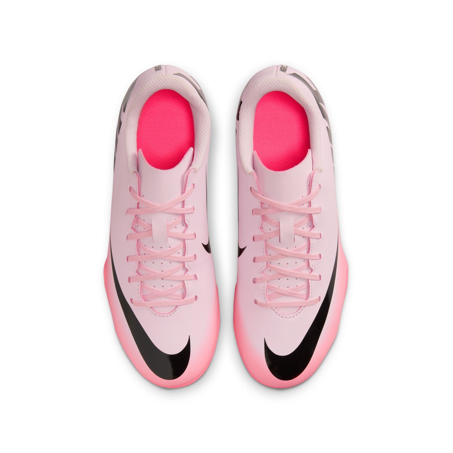 Nike Junior. Mercurial Vapor 15 Club Firm Ground/MultiGround Soccer Cleats- Pink Foam/Black