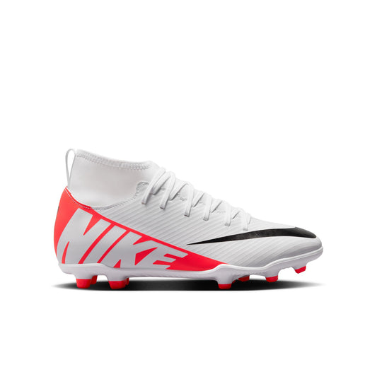 Nike Junior Zoom Superfly 9 Club FG/MG Firm Ground Cleats - Bright Crimson/ White-Black