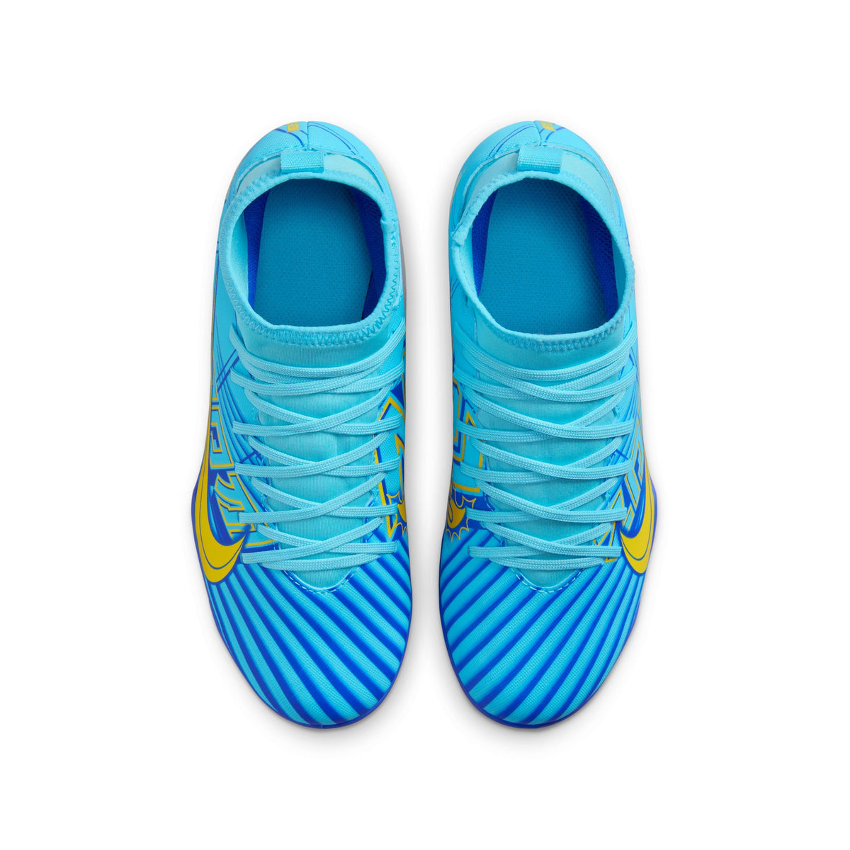 Nike Jr. Mercurial Superfly 9 Club KM FG/MG - BALTIC BLUE/WHITE