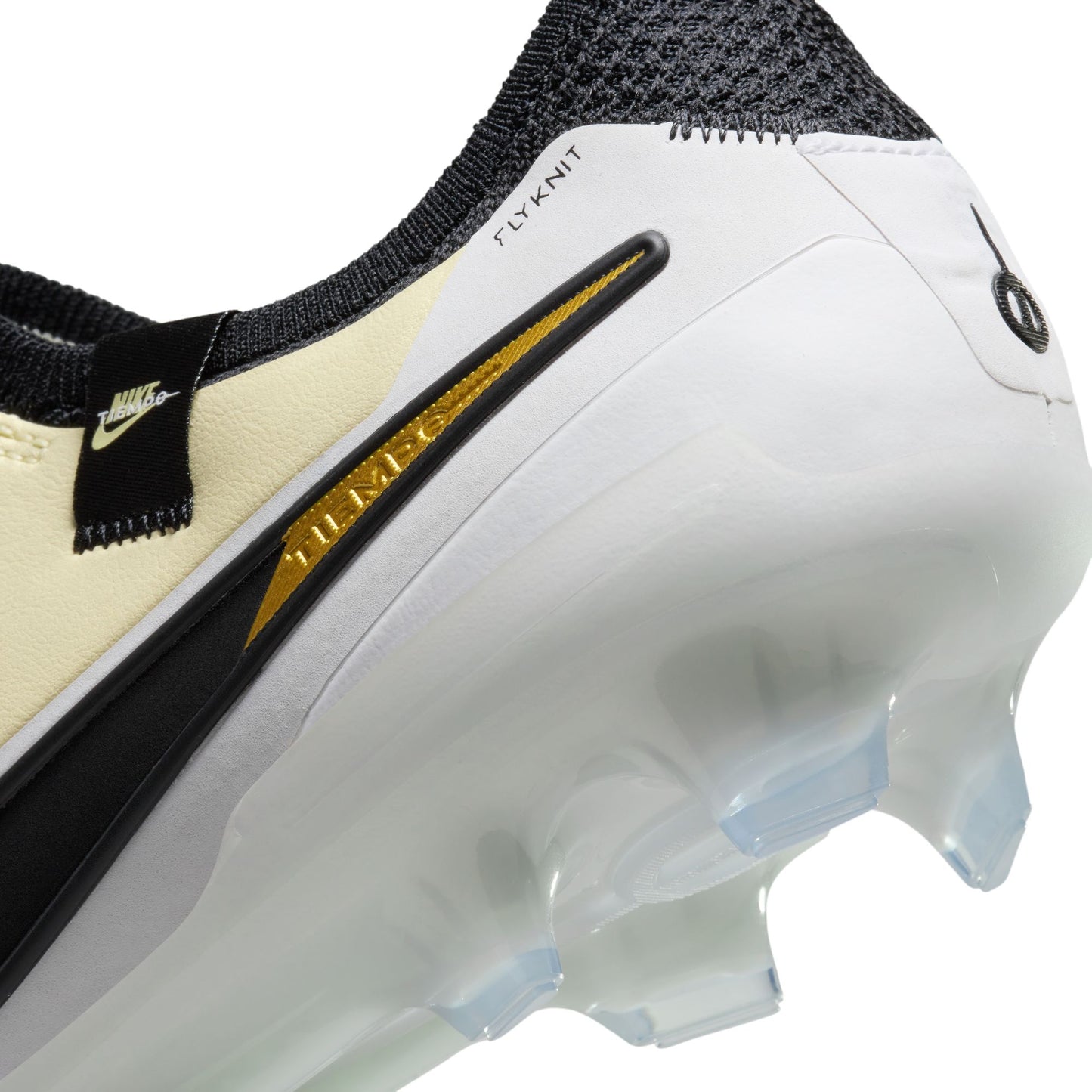 Nike Tiempo Legend 10 Elite FG Firm Ground Soccer Cleat - Lemonade/ Black- Metallic Gold