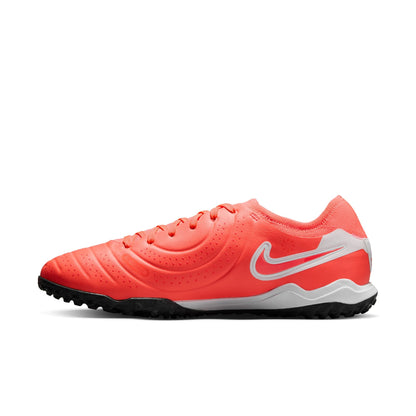 Nike Tiempo Legend 10 Pro TF Turf Soccer Cleat - Hot Lava/white