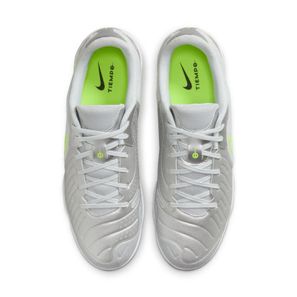 Nike Tiempo Legend 10 Academy IC- Metallic Silver/White-Volt