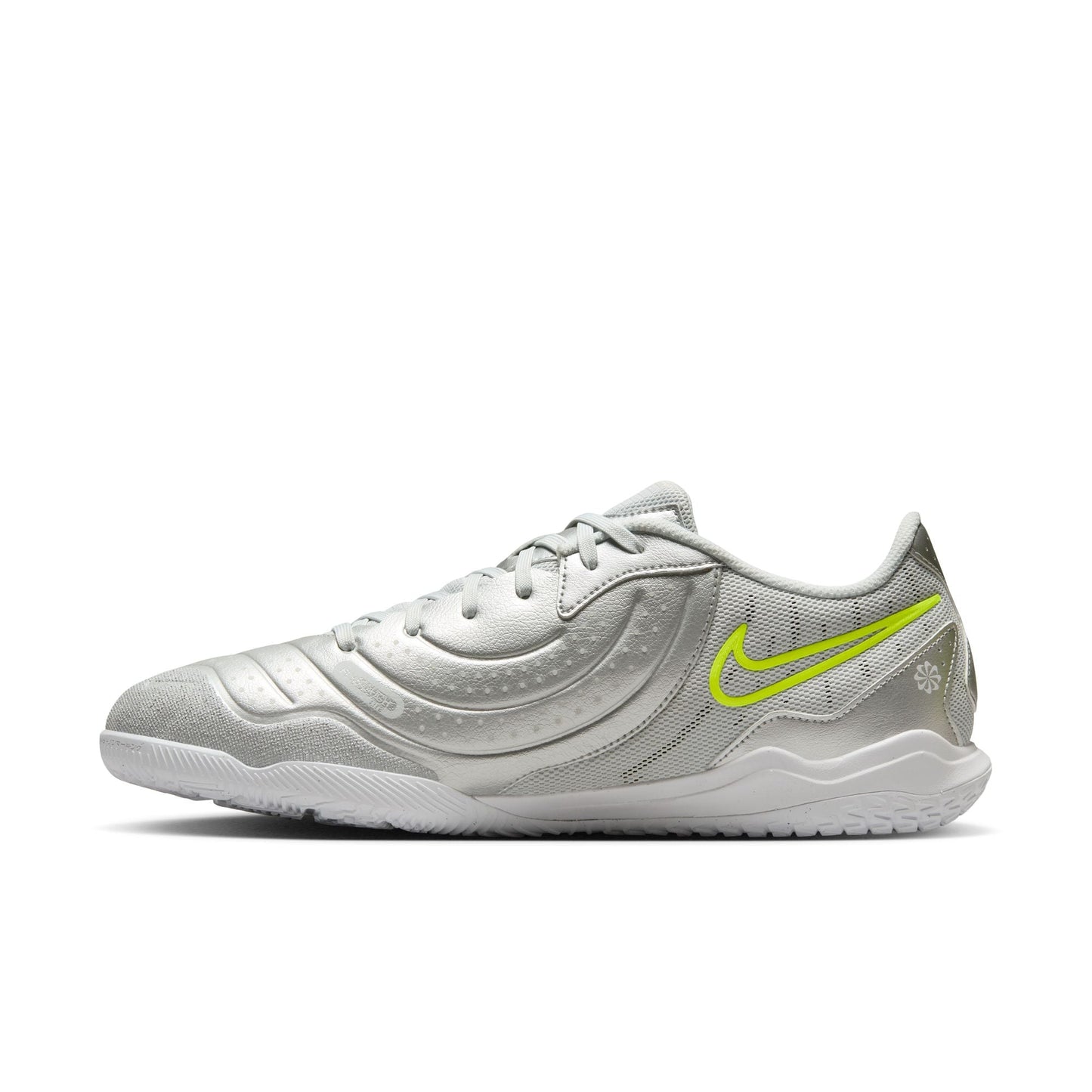 Nike Tiempo Legend 10 Academy IC- Metallic Silver/White-Volt