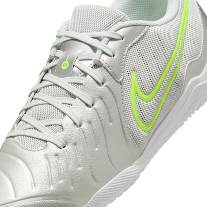 Nike Tiempo Legend 10 Academy IC- Metallic Silver/White-Volt