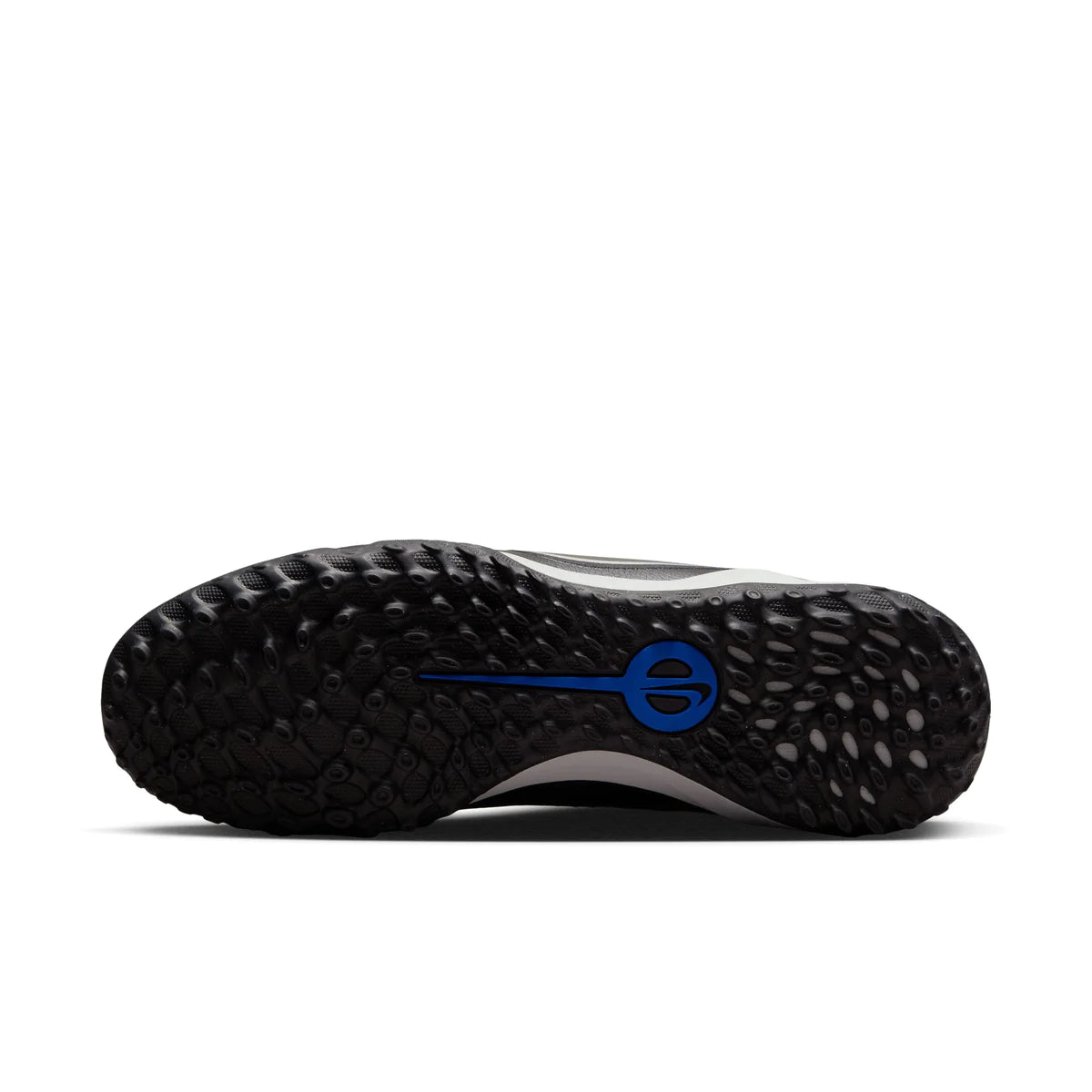 Nike Tiempo Legend 10 Academy TF Artificial Turf Soccer Shoe - Black/ Chrome- Hyper Royal