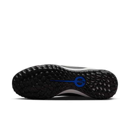 Nike Tiempo Legend 10 Academy TF Artificial Turf Soccer Shoe - Black/ Chrome- Hyper Royal
