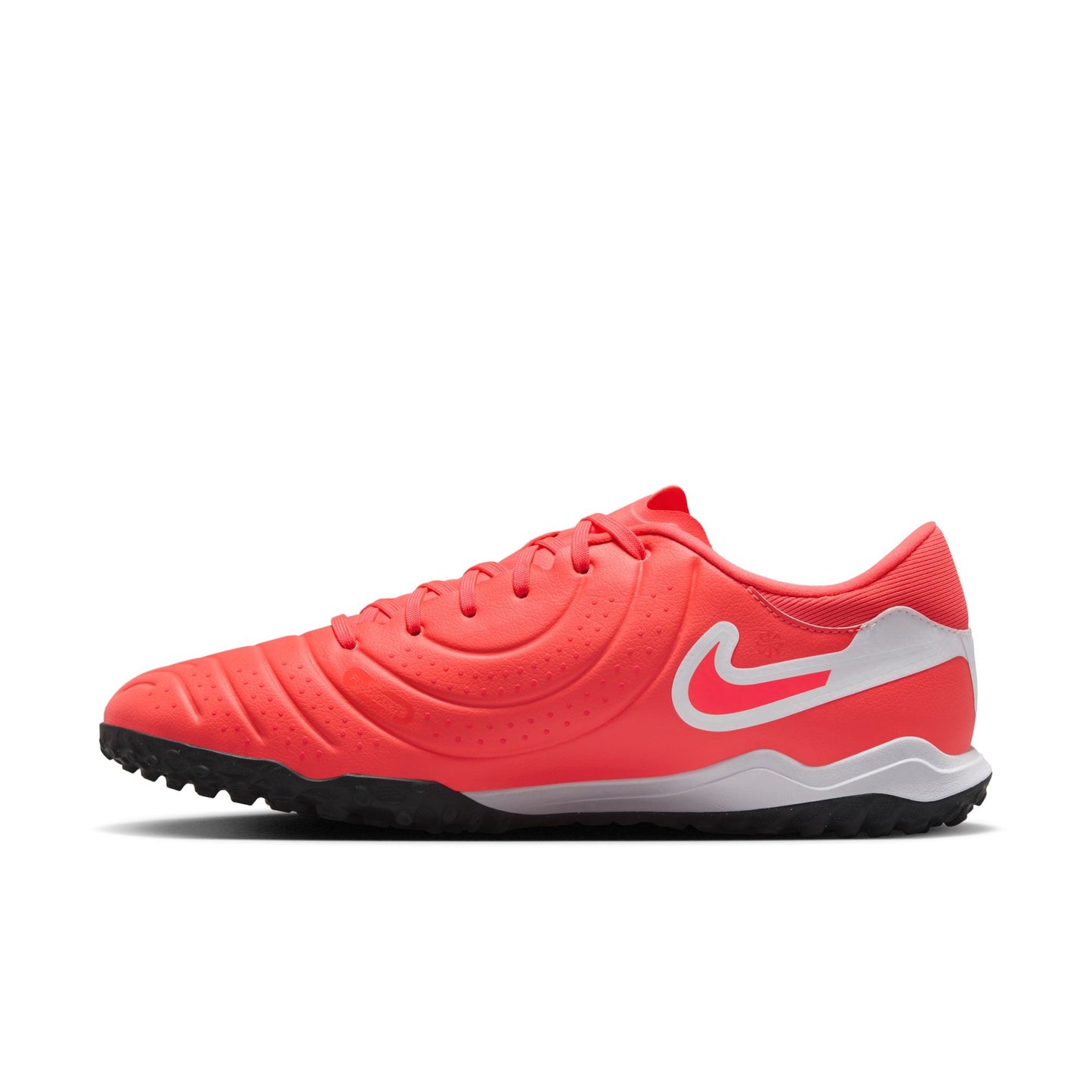 Nike Tiempo Legend 10 Academy TF Turf Soccer Cleat -Hot Lava/White