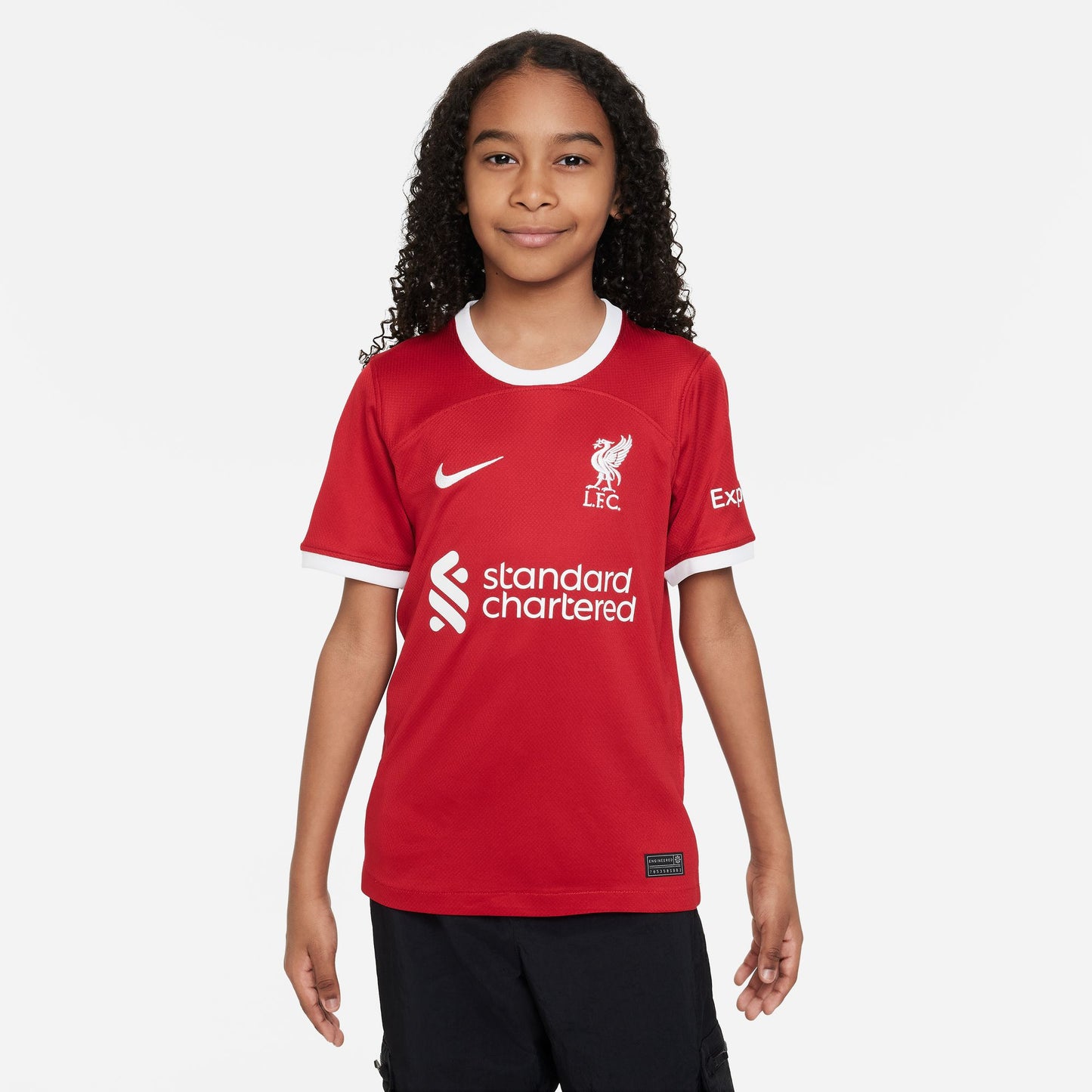 Kids Replica Nike Liverpool Home Jersey 2023/24