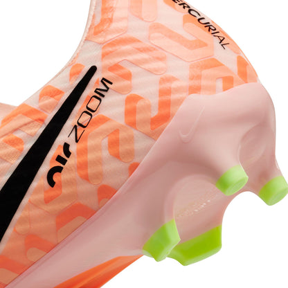 Nike Zoom Mercurial Vapor 15 Academy FG/MG Firm Ground Soccer Cleat - Guava Ice/Black