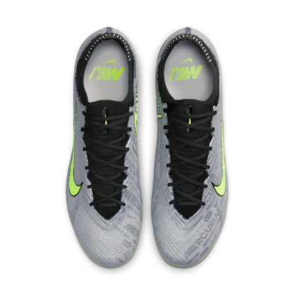 Nike Air Zoom Mercurial Vapor 15 Elite XXV FG Soccer Cleat - Metallic Silver/Volt/Black