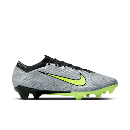 Nike Air Zoom Mercurial Vapor 15 Elite XXV FG Soccer Cleat - Metallic Silver/Volt/Black