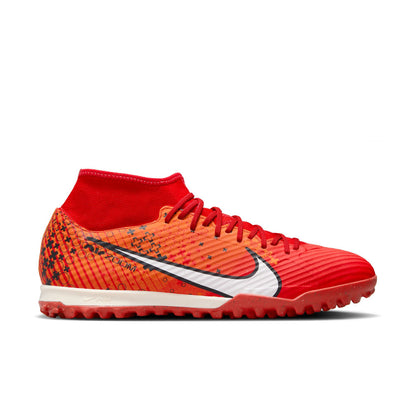 Nike Zoom Mercurial Superfly 9 Dream Speed Academy TF Turf Soccer Cleat - Light Crimson/Pale Ivory/Bright Mandarin/Black