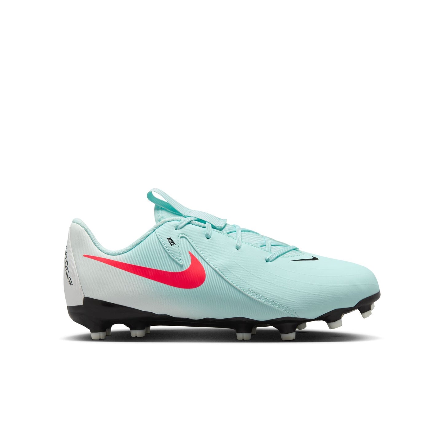 Nike Jr. Phantom GX 2 Academy FG- Mint/Atomic Red-off Noir