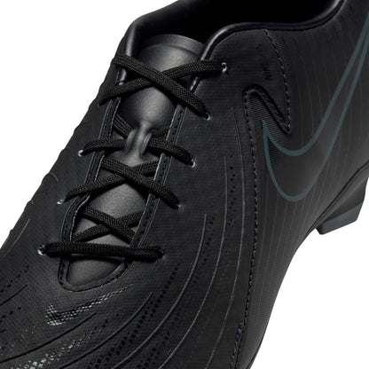 Nike Phantom GX 2 Academy MG Low-Top Soccer Cleats- BLACK/BLACK-DEEP JUNGLE