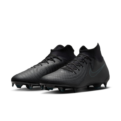 Nike Phantom Luna II Academy FG Firm Ground Soccer Cleat - Black/Black