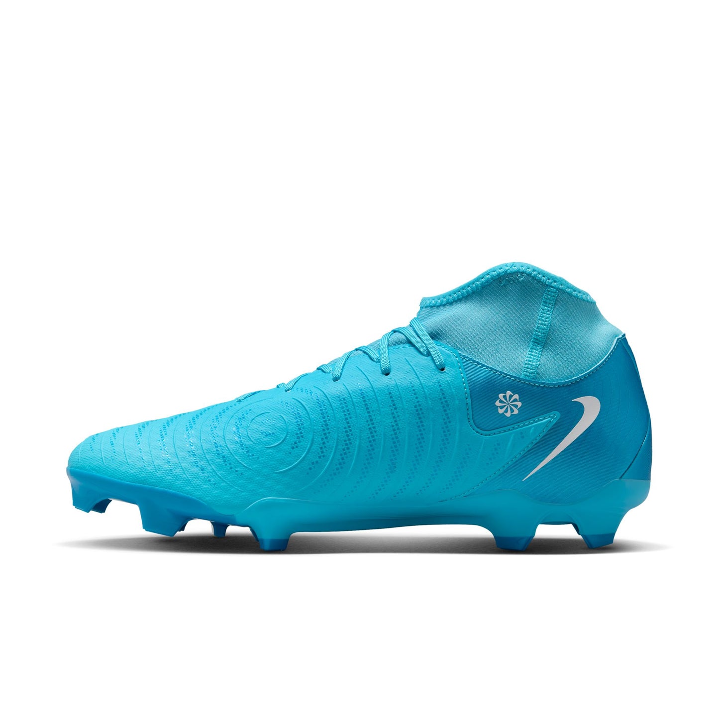 Nike Phantom Luna II Academy FG Firm Ground Soccer Cleat - Blue Fury/ White