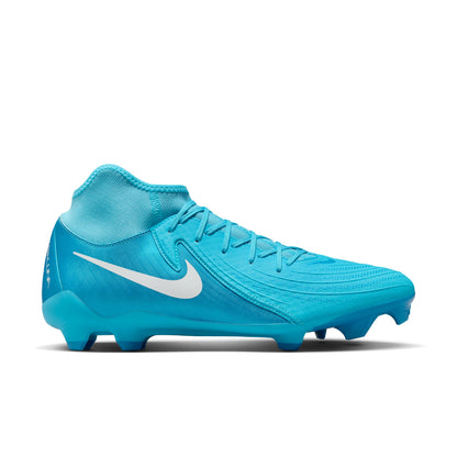 Nike Phantom Luna II Academy FG Firm Ground Soccer Cleat - Blue Fury/ White