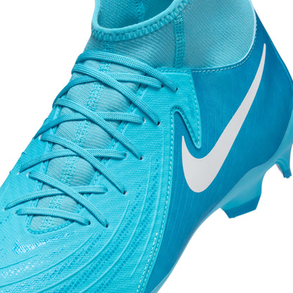 Nike Phantom Luna II Academy FG Firm Ground Soccer Cleat - Blue Fury/ White