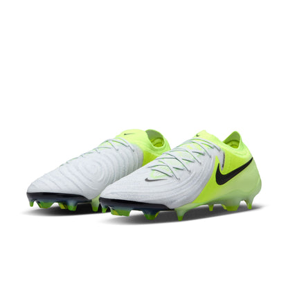 Nike Phantom GX 2 Elite FG- Metallic Silver/ Black-Volt