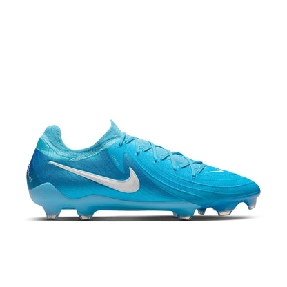 Nike Phantom GX 2 Pro FG Firm Ground Soccer Cleat -Blue Fury/White