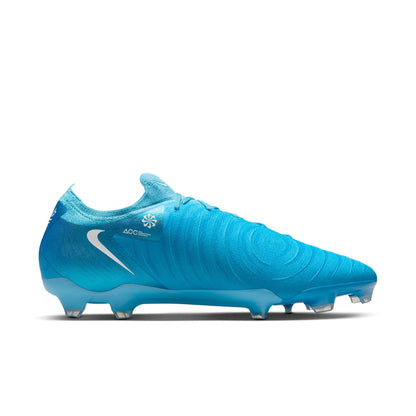 Nike Phantom GX 2 Pro FG Firm Ground Soccer Cleat -Blue Fury/White