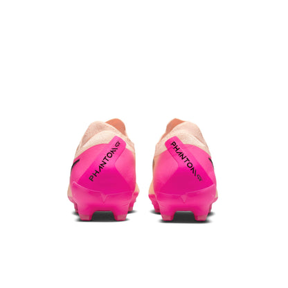 Nike Phantom GX II Pro FG Firm Ground Soccer Shoes - Chrimson Tint/ Black-Pink/ Blast